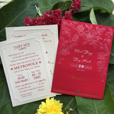 Mẫu thiệp cưới đẹp màu đỏ truyền thống | Thiệp cưới, Thiệp, Mẫu thiệp mời