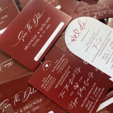 Thiệp Cưới Thiết Kế