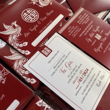 In Thiệp Cưới Số Lượng Ít, In Thiệp Cưới Lấy Liền tại Thủ Dầu Một