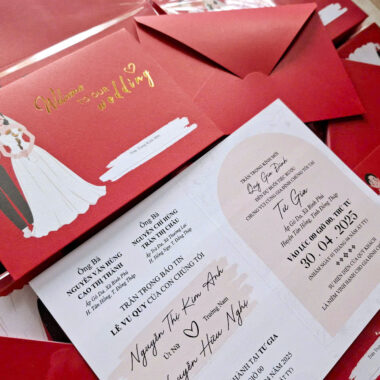 Thiệp Cưới Lấy Gấp